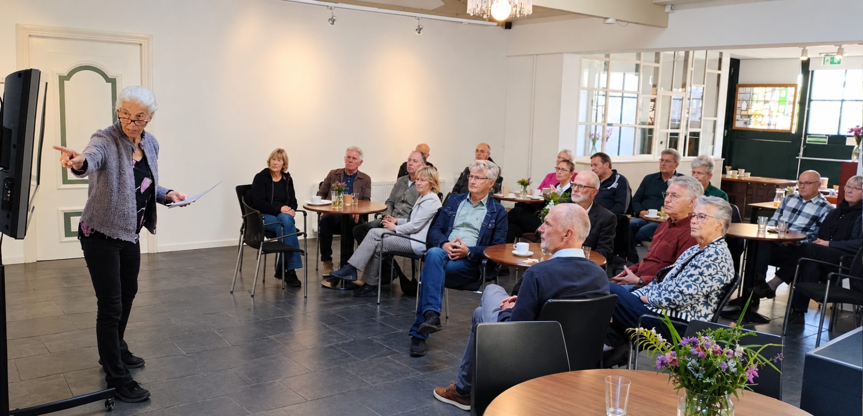 BTV-vrijwilligers krijgen de resultaten getoond van hun inzet om de vereniging te promoten