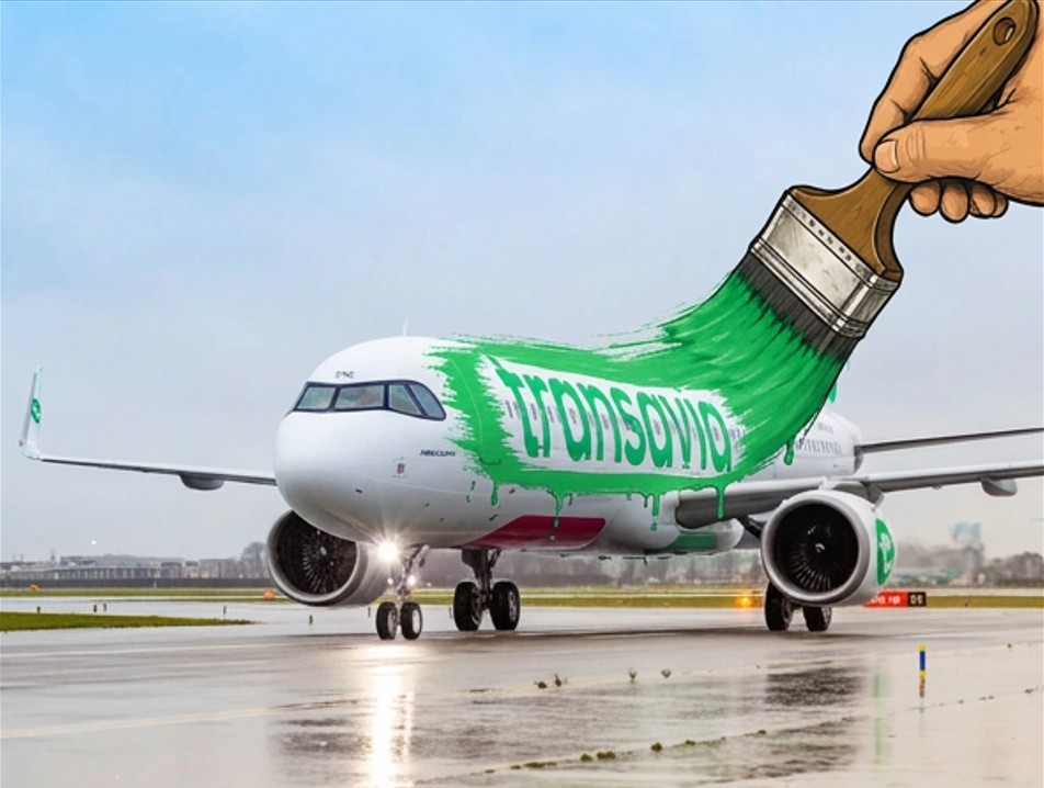 Transavia wéér betrapt op greenwashing